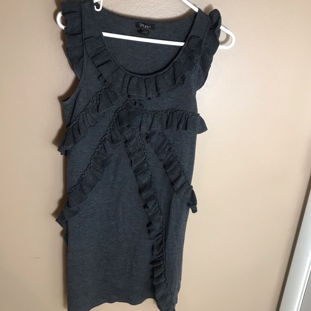 Cupio Gray Tank Top Size S